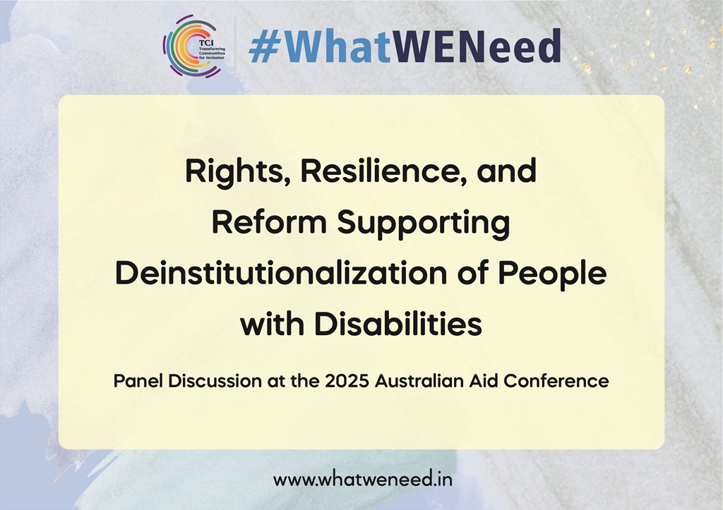 Rights, Resilience, and Reform Supporting deinstitutionalization of people with Disabilities panel discussion at the 2025 Australian Aid Conference